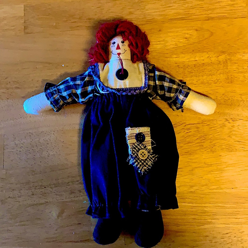 Vintage miniature Raggedy Ann doll